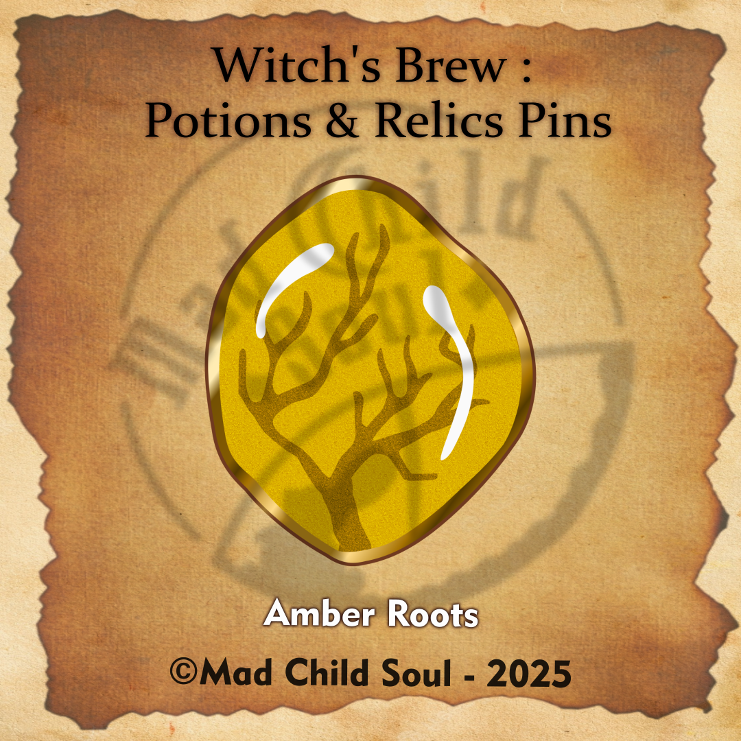 Amber Roots (Mini Pin)