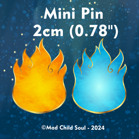 Little Fire & Wisp (Mini Pin)