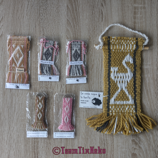 Key holders & Magnets - Traditional Mapuche textile
