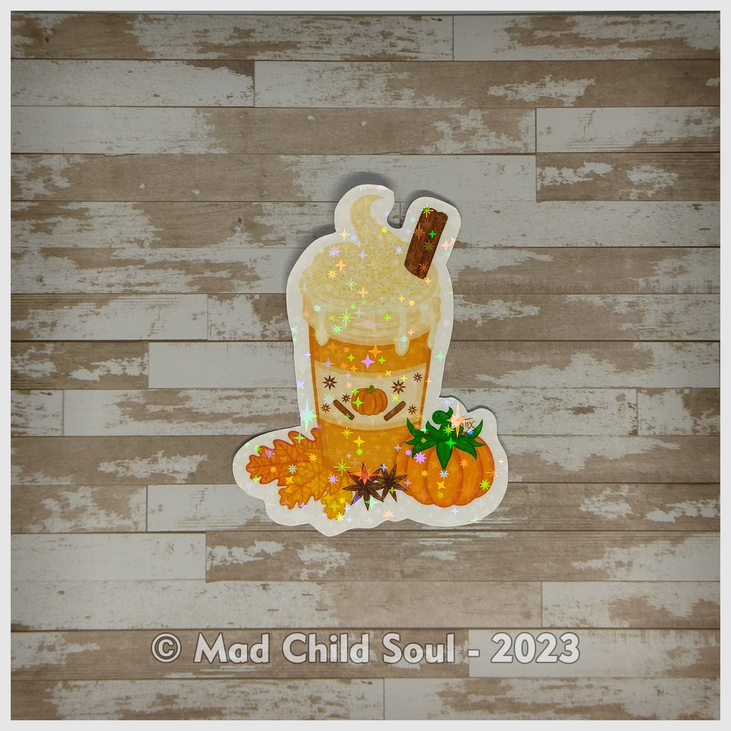 Pumpkin Spice Latte (Sticker)