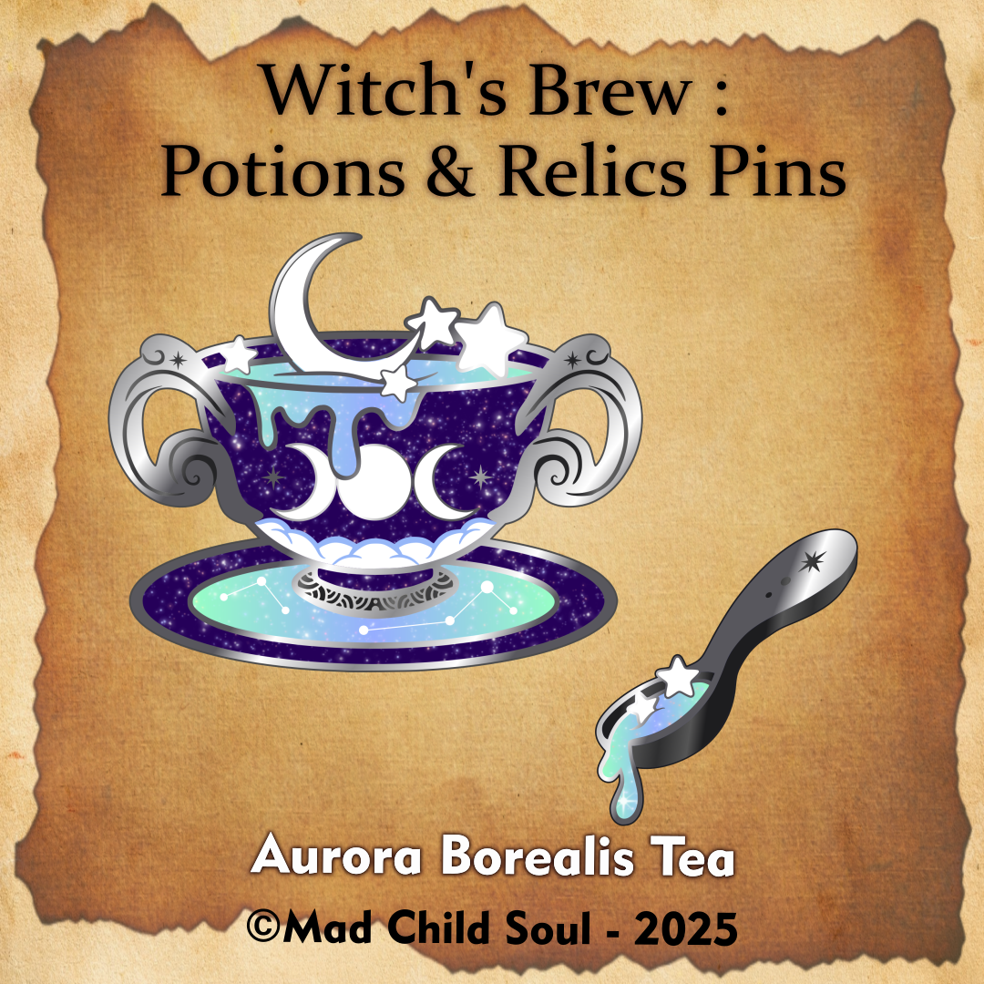 DUO Astral Tea - Aurora Borealis (Pin)