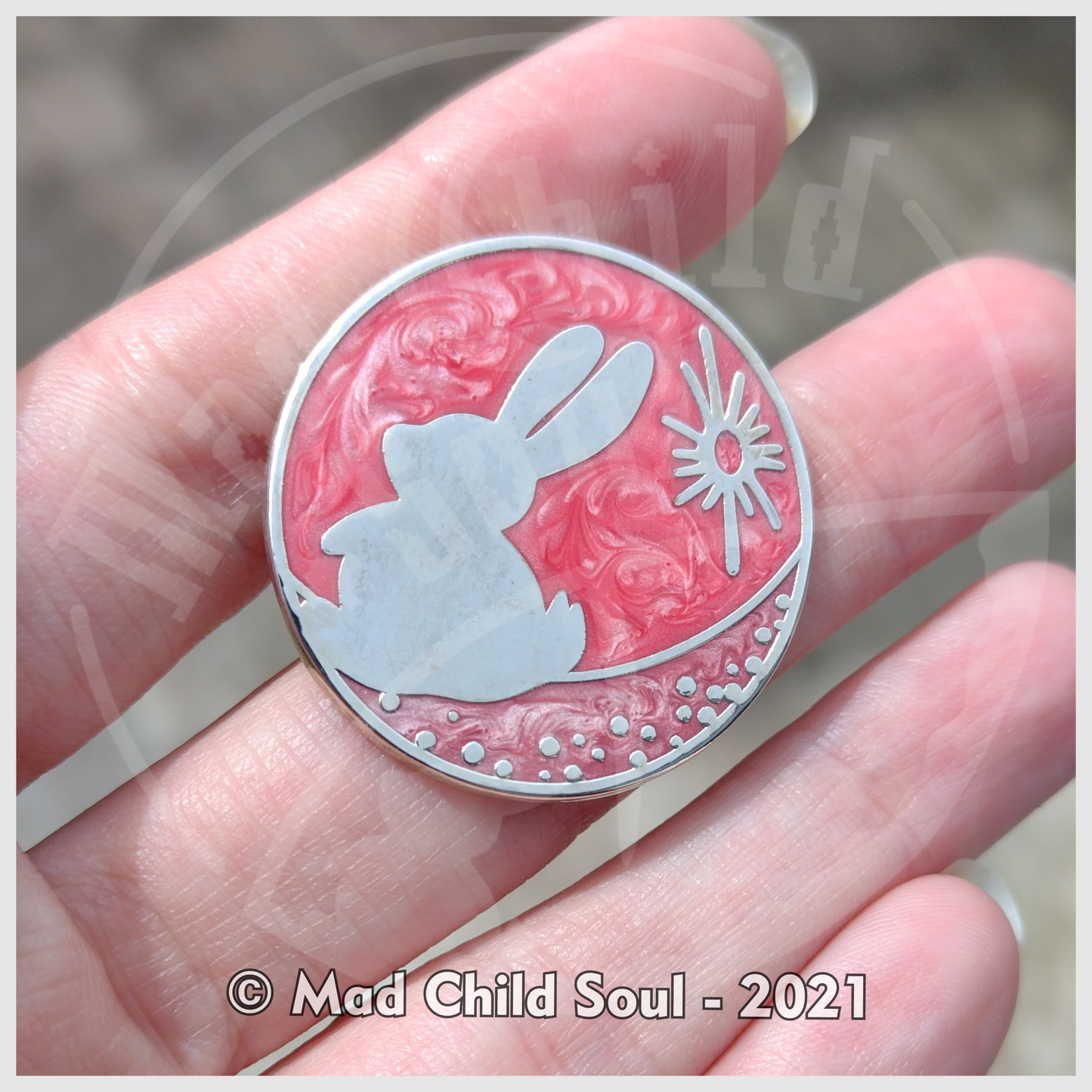 The Bunny Moon & Bloody Moon (Pin)