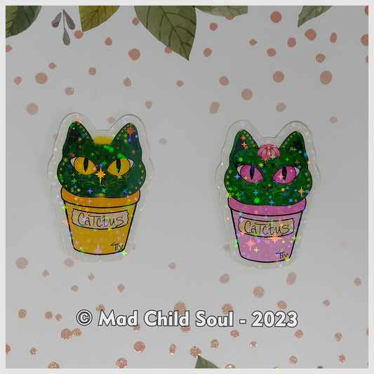 Chonky Catctus - AnimaPlants (Sticker)