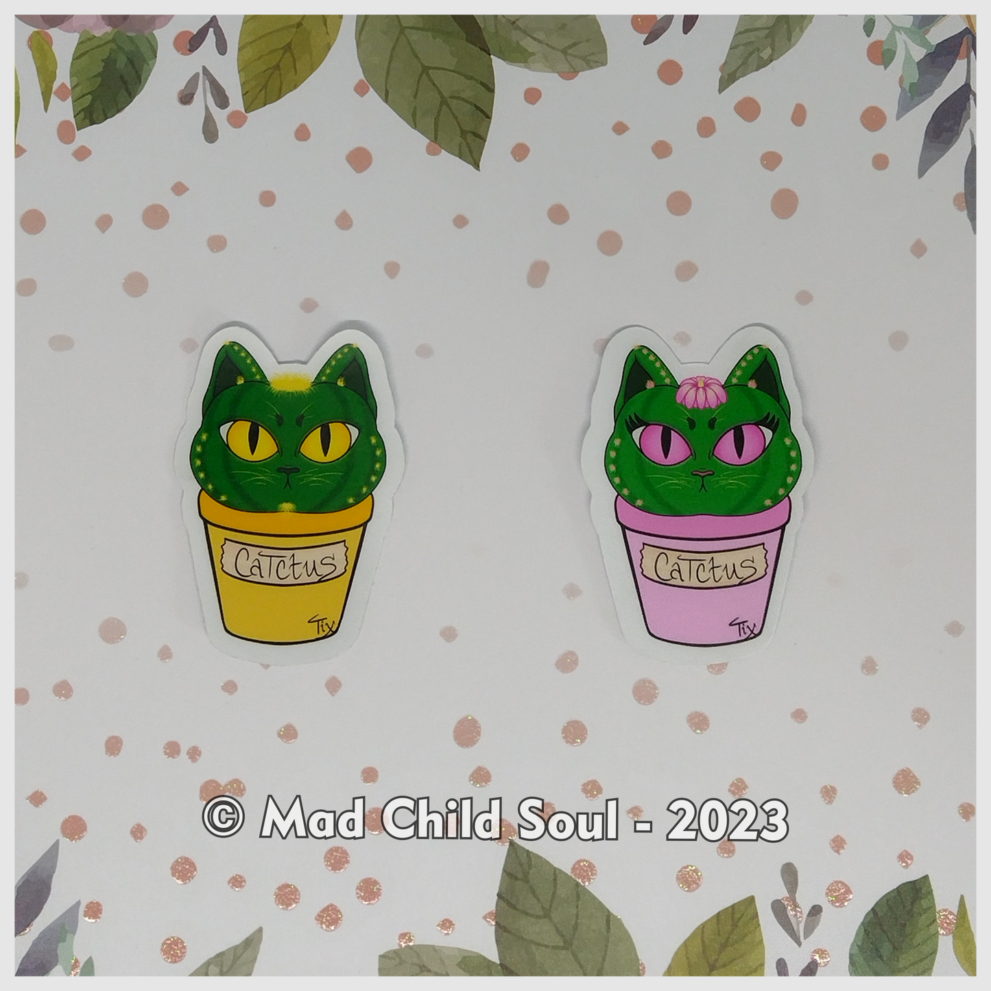 Chonky Catctus - AnimaPlants (Sticker)