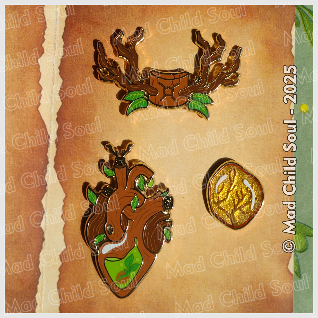 Amber Roots (Mini Pin)