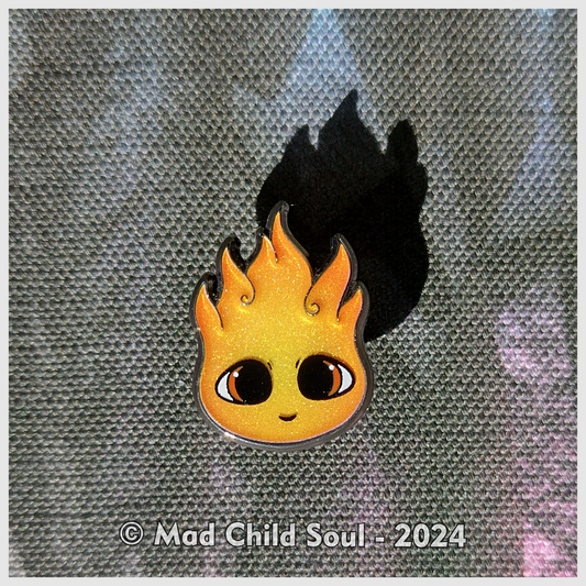 Baby Spirit Fire Orange (Mini Pin)