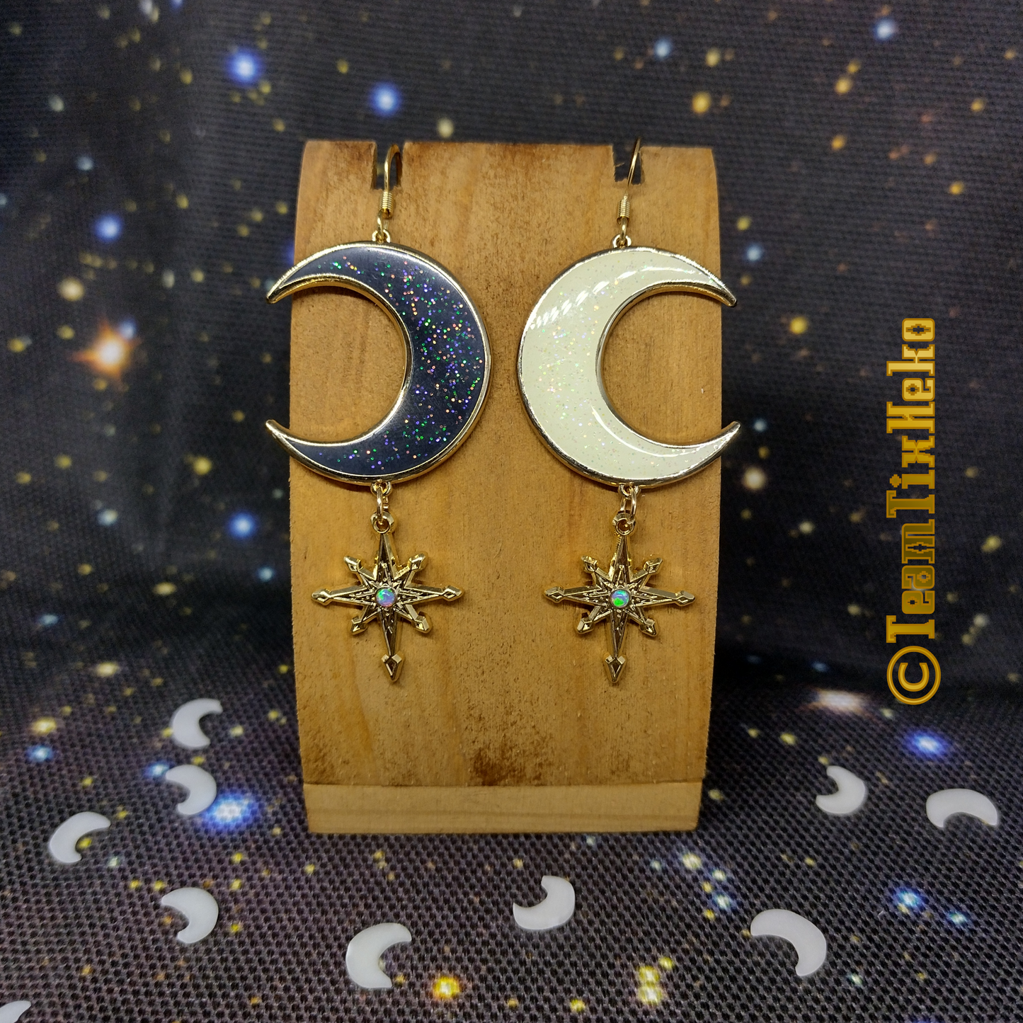 Moon & Purple Star (Bijoux)