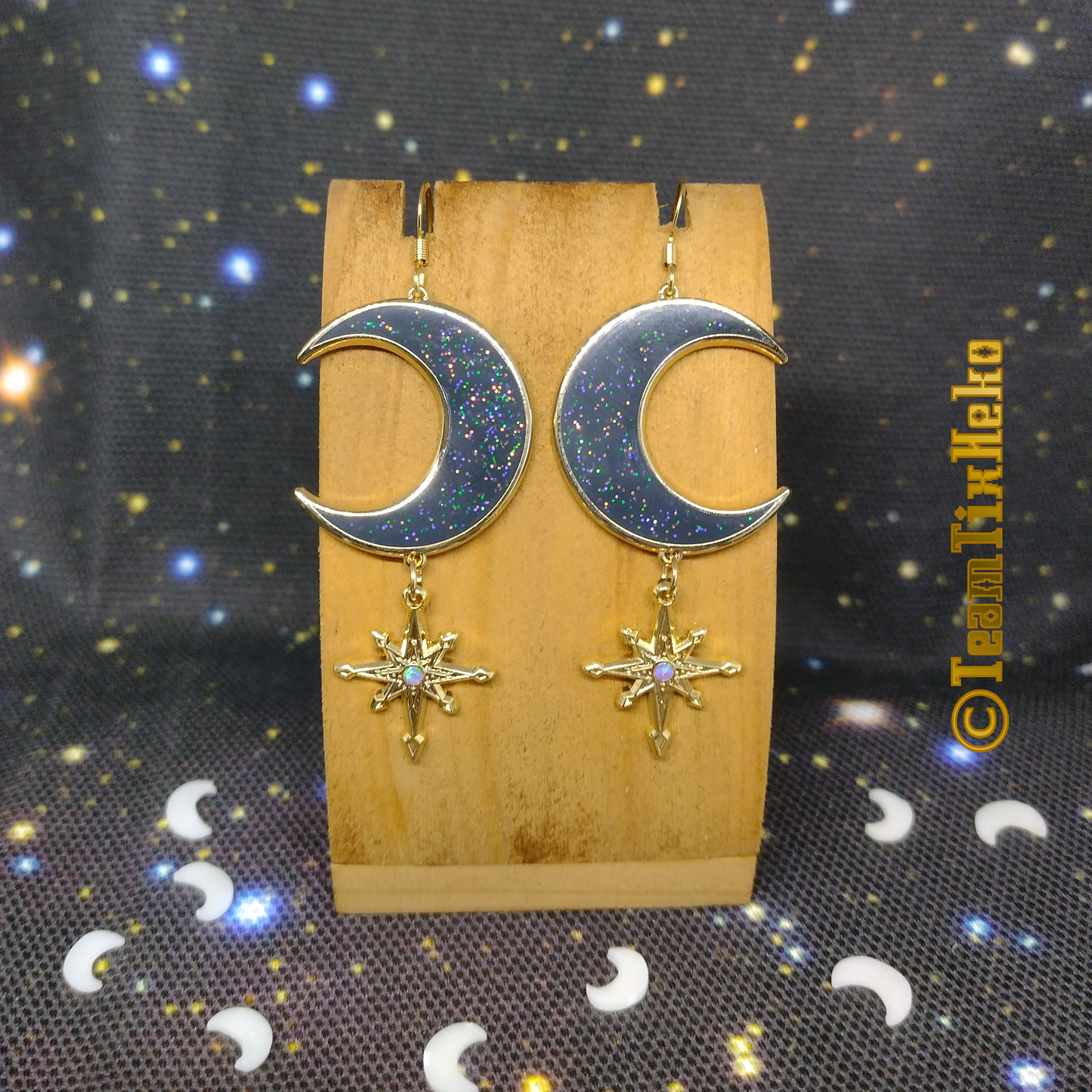 Moon & Purple Star (Bijoux)