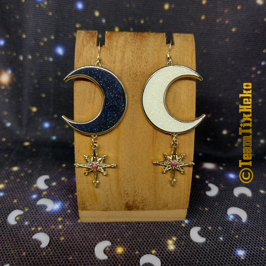 Moon & Red Star (Bijoux)