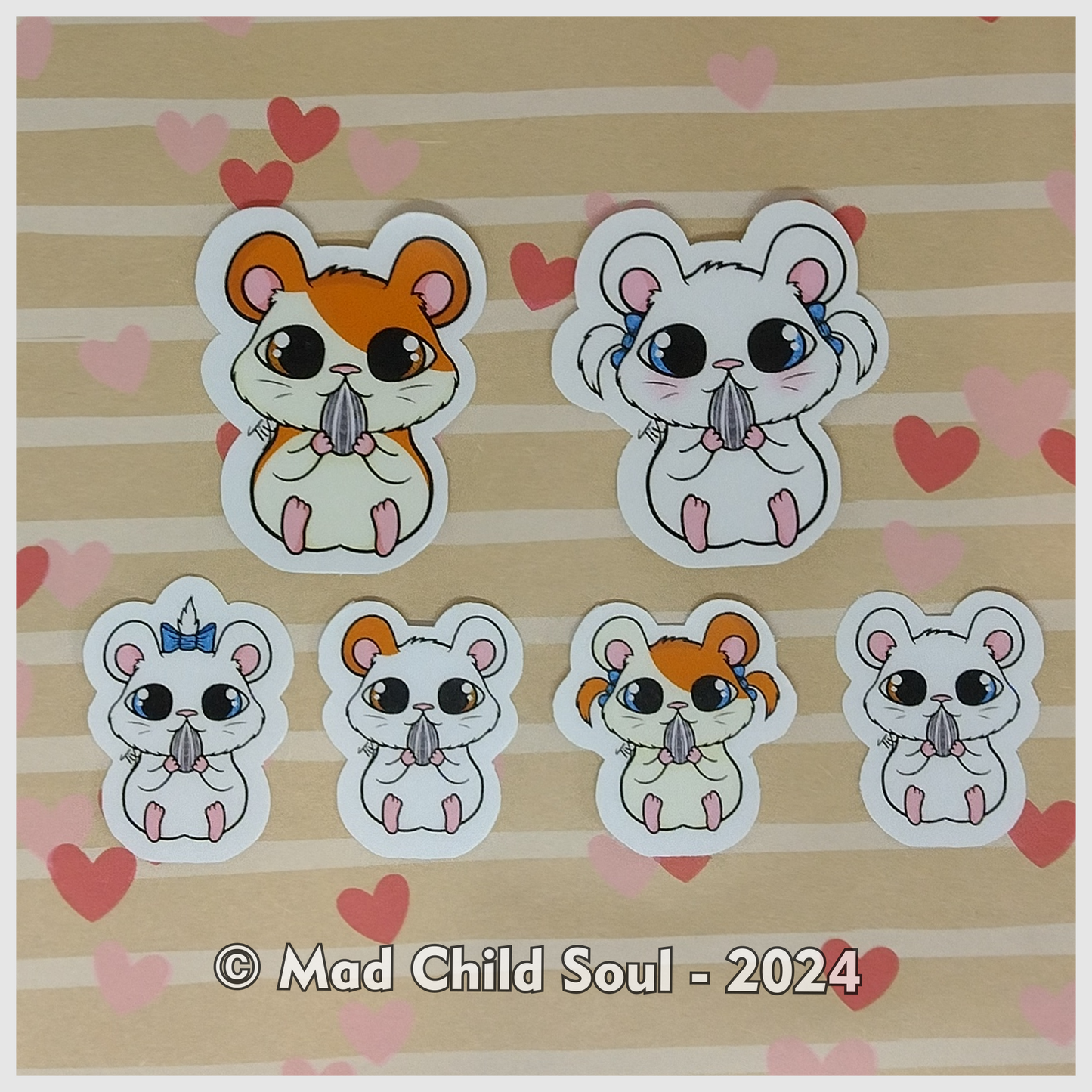 Hamster Family (Sticker)