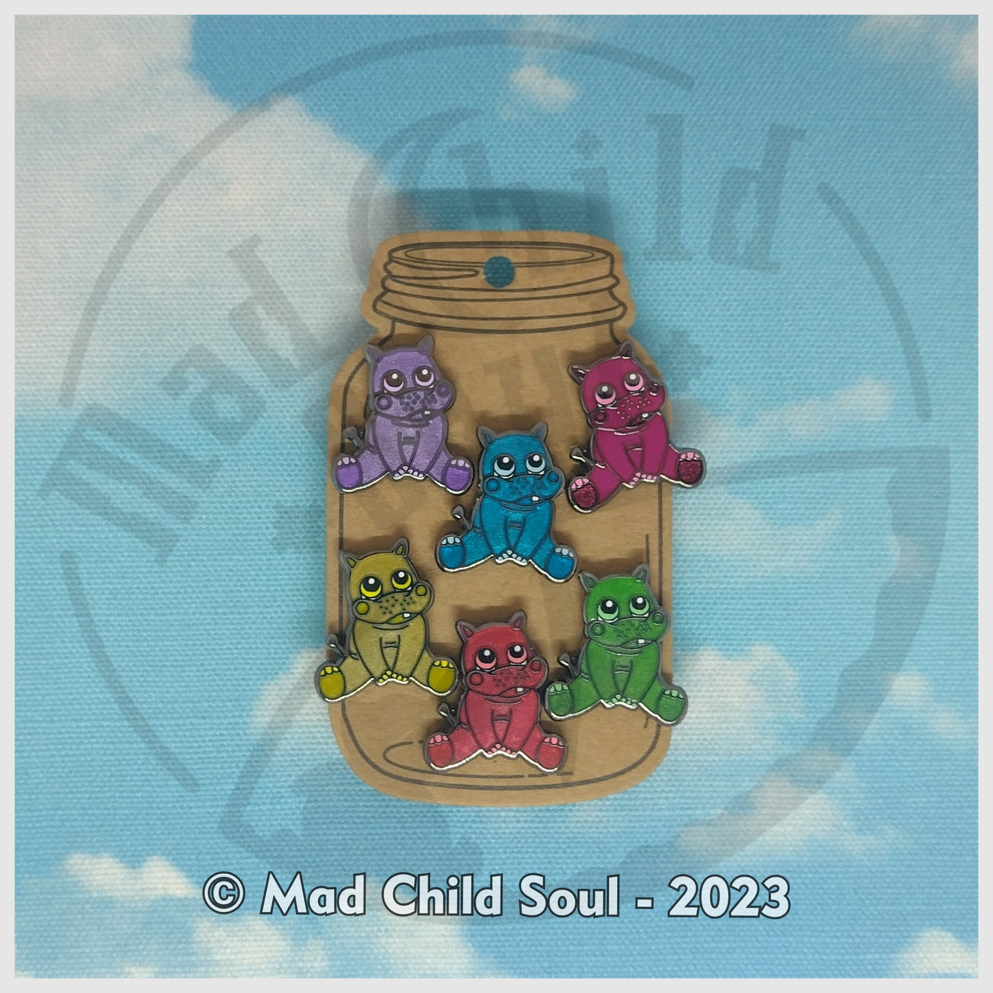 Hippo Gummie Gang (Mini Pin)