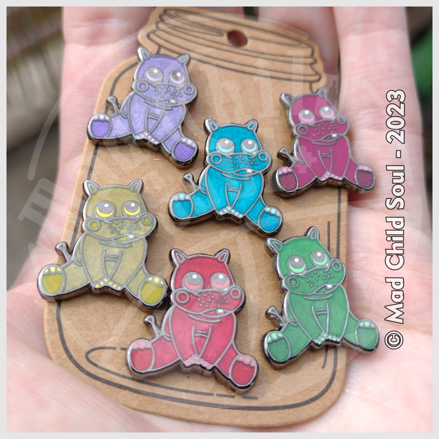 Hippo Gummie Gang (Mini Pin)