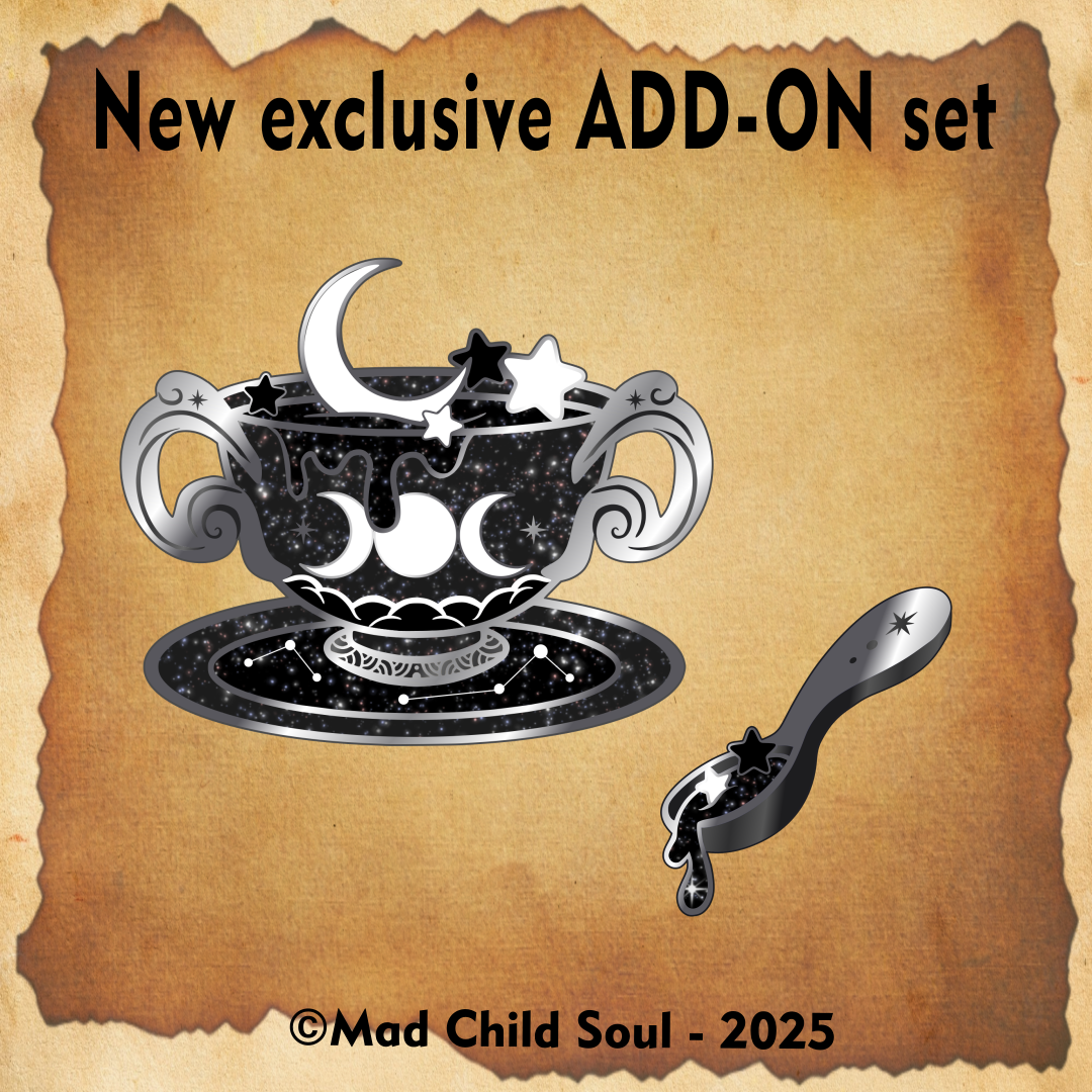 DUO Astral Tea - Black & White (Pin)