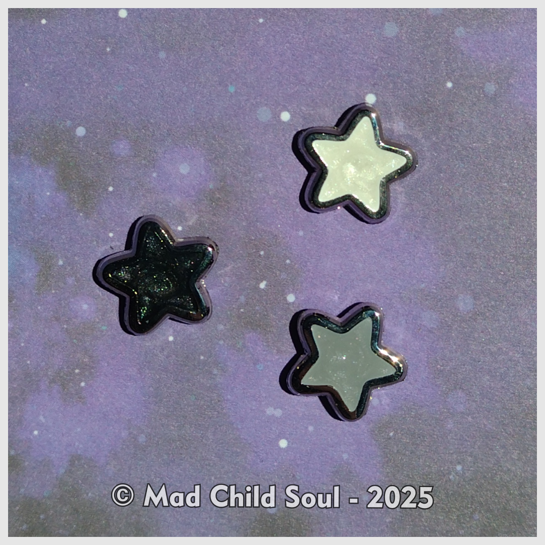 Mini Star shiny - Silver edition (Mini Pin)