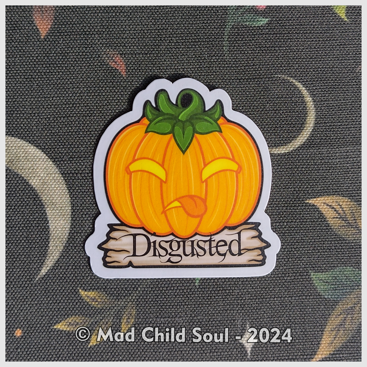 Moody Pumpkin (Sticker)