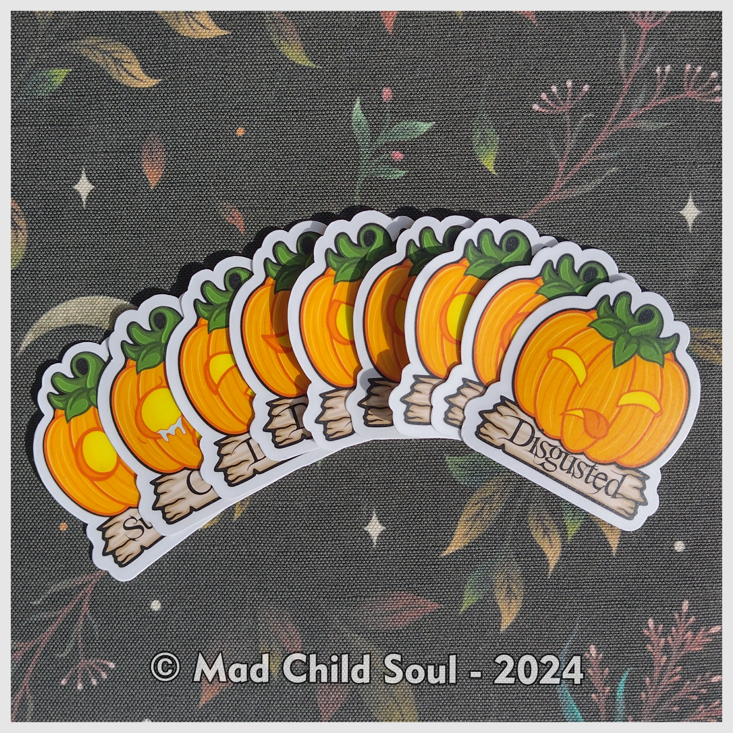 Moody Pumpkin (Sticker)