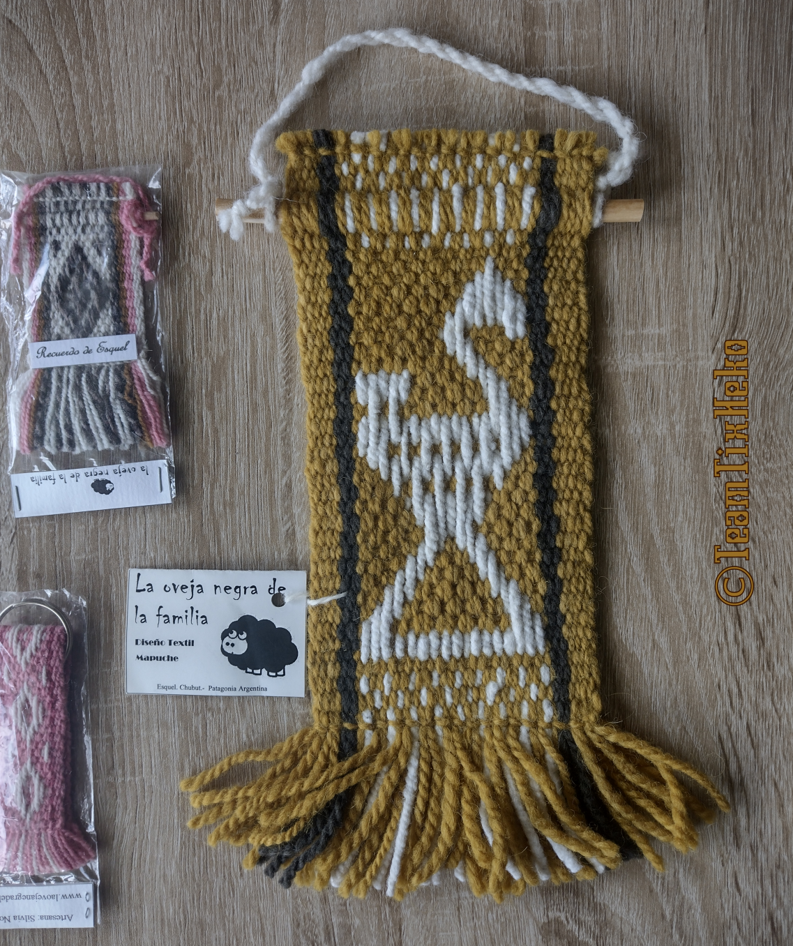 Key holders & Magnets - Traditional Mapuche textile
