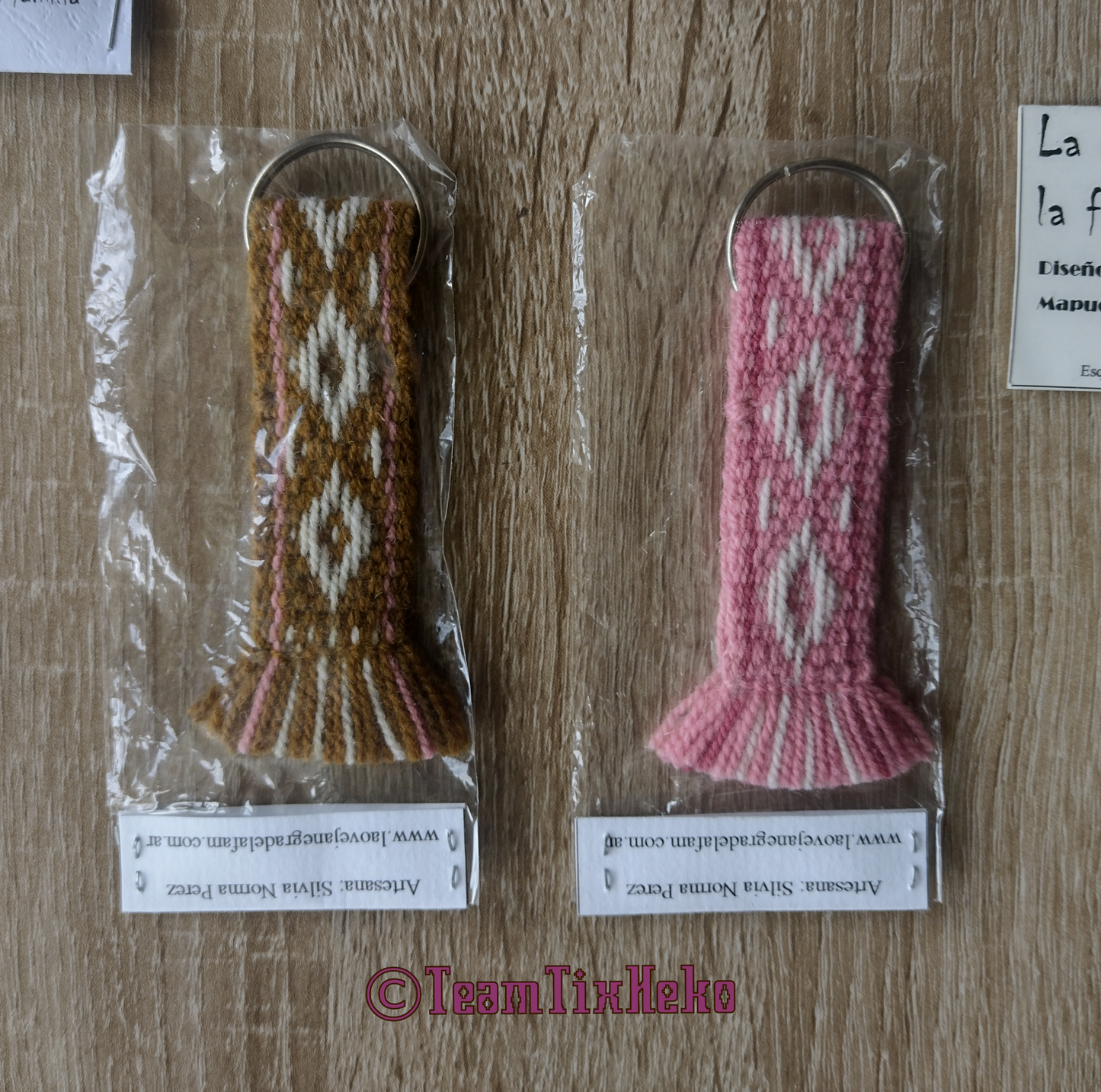 Key holders & Magnets - Traditional Mapuche textile