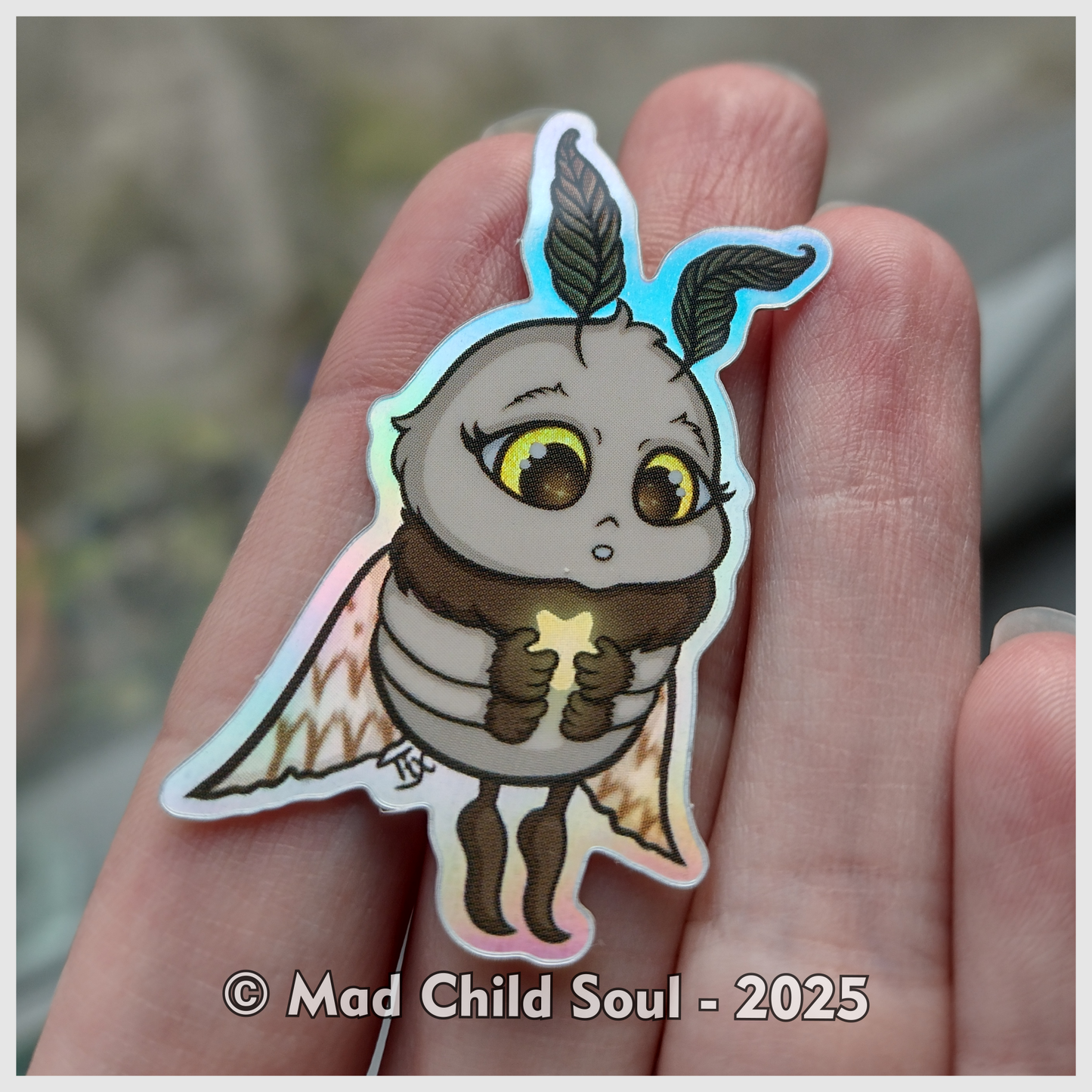 Poli the Moth (Sticker)